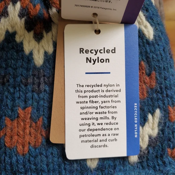 Patagonia snowbelle beanie hat womens green - Picture 6 of 7